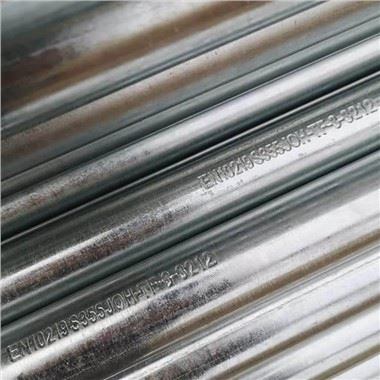 BS1139 Echafodaj Steel Tiyo Limyè Epesè Round Estrikti Kabòn Steel Tiyo