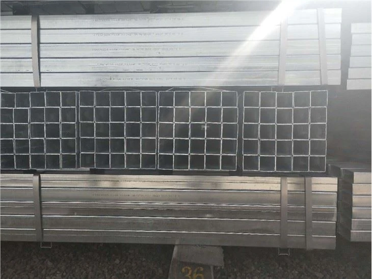 Galvanize kare Steel tiyo