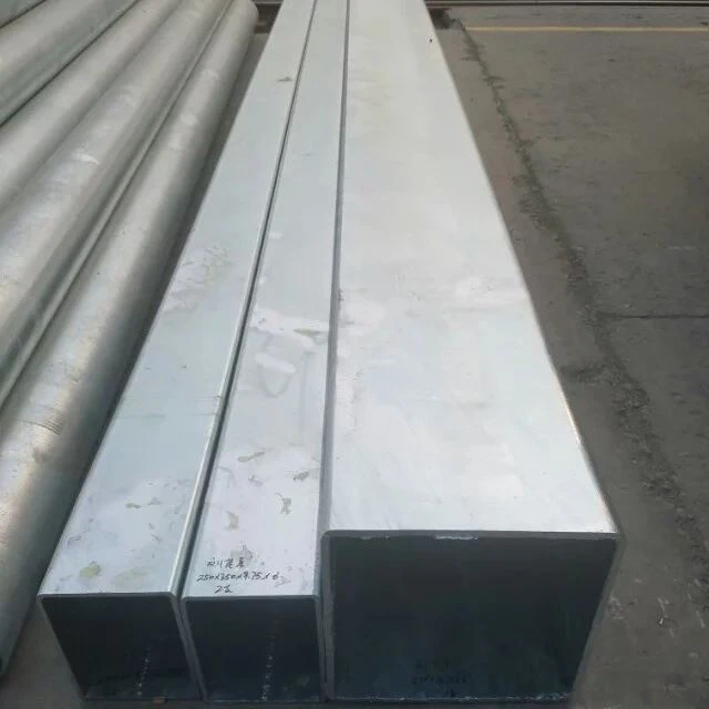 Hot plonje galvanize kare kre seksyon