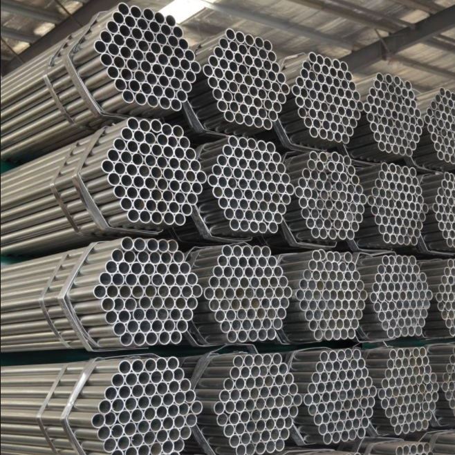 Tib echafodaj Bs1139 galvanize tiyo asye kabòn tiyo Pre-galvanize wonn echafodaj tib Erw Steel tiyo