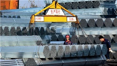 JIS Creole galvanize GI Echafodaj Tib Tiyo 48.6 * 2.4 * 6000mm